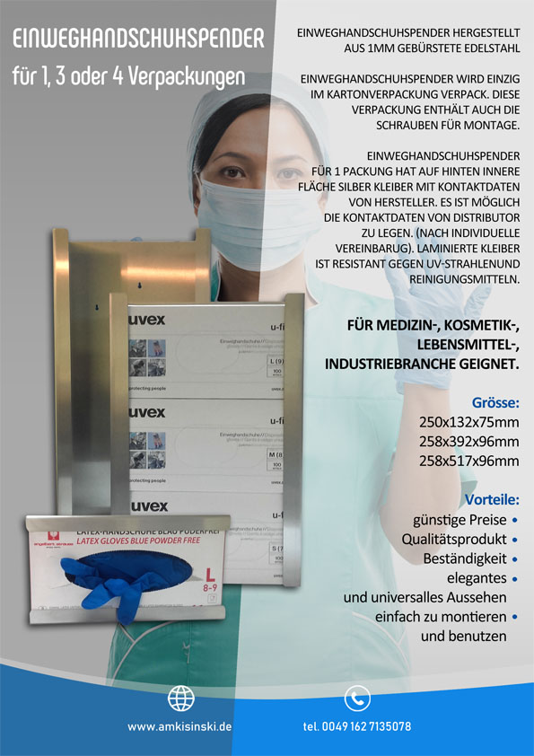 Einwegproduktespender, für 1,3 oder 4 Verpackungen, für medizin, kosmetik, lebensmittel, industriebranche geignet